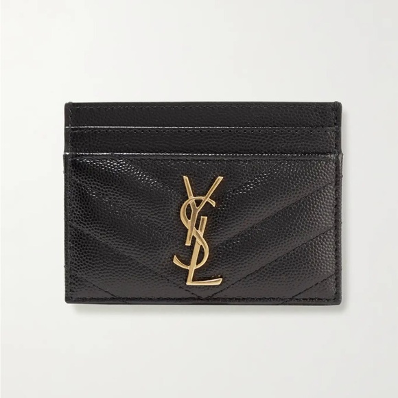 🖤 Saint Laurent Cassandre Matelassé Card Holder - Picture 1 of 8